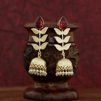 3 Layer Leaf Jhumka