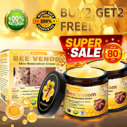 Made and Shipped from AUS ✨ Pureluxo® Bee Venom Skin Restoration Cream ⏰ LAST DAY 80% OFF🛒