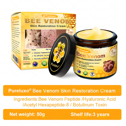 Made and Shipped from AUS ✨ Pureluxo® Bee Venom Skin Restoration Cream ⏰ LAST DAY 80% OFF🛒