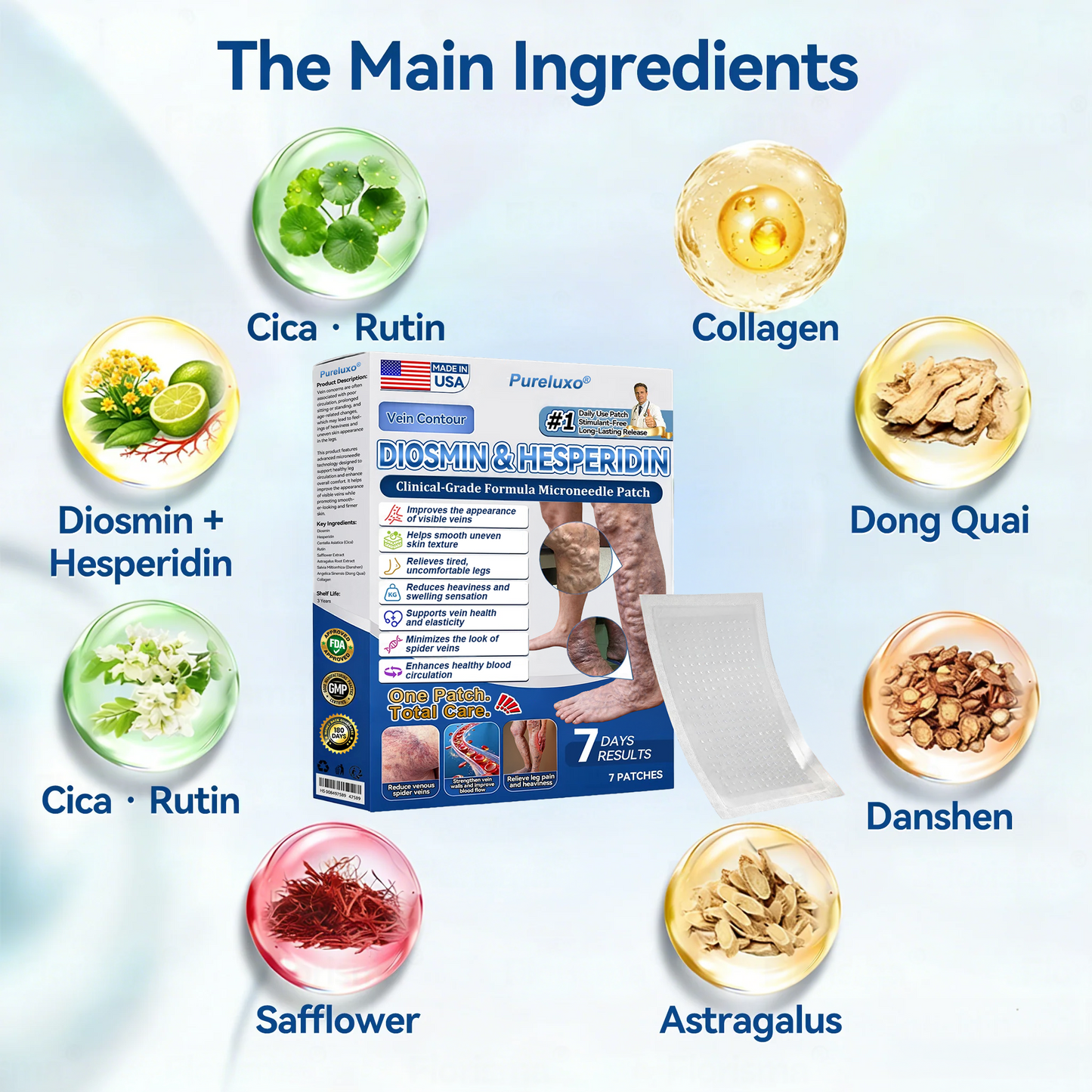 𝐏𝐮𝐫𝐞𝐥𝐮𝐱𝐨® 𝗩𝗲𝒊𝒏 𝐂𝒐𝒏𝘁𝗼𝐮𝐫 𝐌𝐢𝐜𝐫𝐨𝒏𝒆𝒆𝒅𝗹𝗲 𝑷𝒂𝒕𝐜𝐡 (𝐉𝐮𝐬𝐭 𝐎𝐧𝐜𝐞 𝐀 𝐃𝐚𝐲, 𝐒𝐞𝐞 𝐑𝐞𝐬𝐮𝐥𝐭𝐬 𝐈𝐧 𝟕 𝐃𝐚𝐲𝐬) — 👩‍⚕️🏆 𝐒𝐮𝐢𝐭𝐚𝐛𝐥𝐞 𝐅𝐨𝐫 𝐕𝐚𝐫𝐢𝐜𝐨𝐬𝐞 𝐕𝐞𝐢𝐧𝐬 𝐀𝐧𝐝 𝐒𝐩𝐢𝐝𝐞𝐫 𝐕𝐞𝐢𝐧𝐬, 𝐑𝐞𝐥𝐢𝐞𝐯𝐞𝐬 𝐇𝐞𝐚𝐯𝐲, 𝐓𝐢𝐫𝐞𝐝 𝐋𝐞𝐠🛒