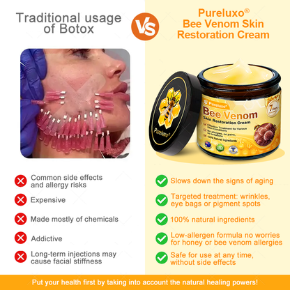 Made and Shipped from AUS ✨ Pureluxo® Bee Venom Skin Restoration Cream ⏰ LAST DAY 80% OFF🛒