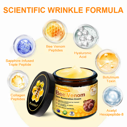 Made and Shipped from AUS ✨ Pureluxo® Bee Venom Skin Restoration Cream ⏰ LAST DAY 80% OFF🛒