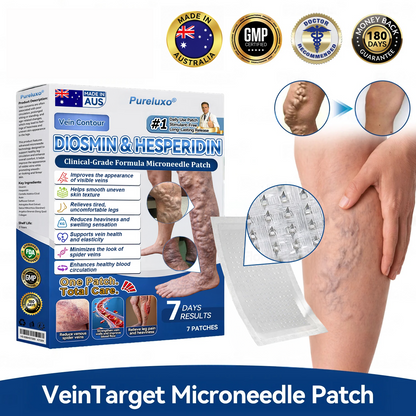 𝐏𝐮𝐫𝐞𝐥𝐮𝐱𝐨® 𝗩𝗲𝒊𝒏 𝐂𝒐𝒏𝘁𝗼𝐮𝐫 𝐌𝐢𝐜𝐫𝐨𝒏𝒆𝒆𝒅𝗹𝗲 𝑷𝒂𝒕𝐜𝐡 (𝐉𝐮𝐬𝐭 𝐎𝐧𝐜𝐞 𝐀 𝐃𝐚𝐲, 𝐒𝐞𝐞 𝐑𝐞𝐬𝐮𝐥𝐭𝐬 𝐈𝐧 𝟕 𝐃𝐚𝐲𝐬) — 👩‍⚕️🏆 𝐒𝐮𝐢𝐭𝐚𝐛𝐥𝐞 𝐅𝐨𝐫 𝐕𝐚𝐫𝐢𝐜𝐨𝐬𝐞 𝐕𝐞𝐢𝐧𝐬 𝐀𝐧𝐝 𝐒𝐩𝐢𝐝𝐞𝐫 𝐕𝐞𝐢𝐧𝐬, 𝐑𝐞𝐥𝐢𝐞𝐯𝐞𝐬 𝐇𝐞𝐚𝐯𝐲, 𝐓𝐢𝐫𝐞𝐝 𝐋𝐞𝐠🛒