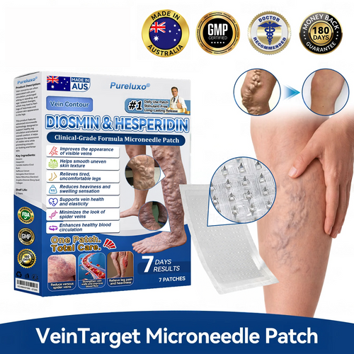 𝐏𝐮𝐫𝐞𝐥𝐮𝐱𝐨® 𝗩𝗲𝒊𝒏 𝐂𝒐𝒏𝘁𝗼𝐮𝐫 𝐌𝐢𝐜𝐫𝐨𝒏𝒆𝒆𝒅𝗹𝗲 𝑷𝒂𝒕𝐜𝐡 (𝐉𝐮𝐬𝐭 𝐎𝐧𝐜𝐞 𝐀 𝐃𝐚𝐲, 𝐒𝐞𝐞 𝐑𝐞𝐬𝐮𝐥𝐭𝐬 𝐈𝐧 𝟕 𝐃𝐚𝐲𝐬) — 👩‍⚕️🏆 𝐒𝐮𝐢𝐭𝐚𝐛𝐥𝐞 𝐅𝐨𝐫 𝐕𝐚𝐫𝐢𝐜𝐨𝐬𝐞 𝐕𝐞𝐢𝐧𝐬 𝐀𝐧𝐝 𝐒𝐩𝐢𝐝𝐞𝐫 𝐕𝐞𝐢𝐧𝐬, 𝐑𝐞𝐥𝐢𝐞𝐯𝐞𝐬 𝐇𝐞𝐚𝐯𝐲, 𝐓𝐢𝐫𝐞𝐝 𝐋𝐞𝐠🛒